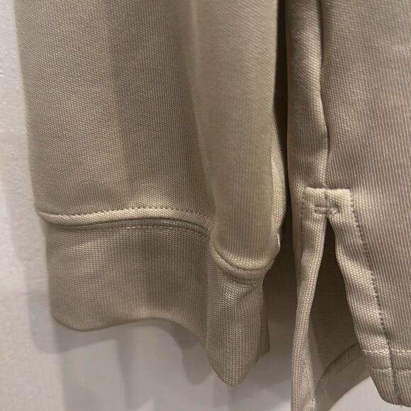 Under Armour Long Sleeve Polo Shirt - L - Tan - polyester - Picture 4 of 8